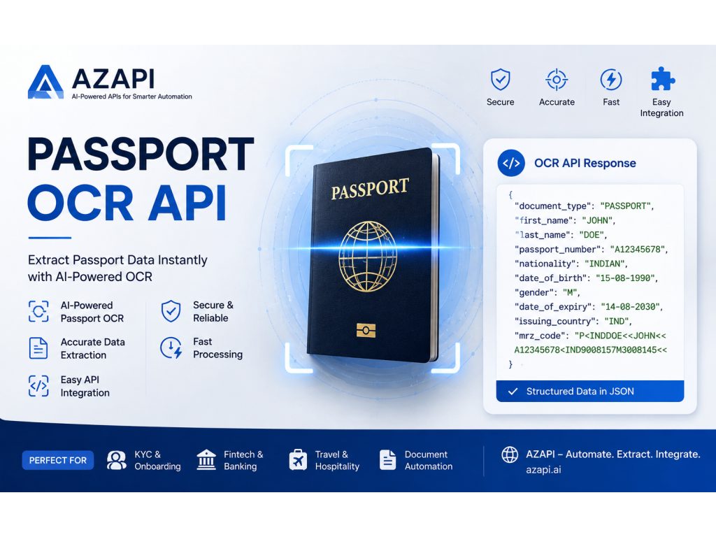How Passport OCR Can Simplify Automated Document Processing