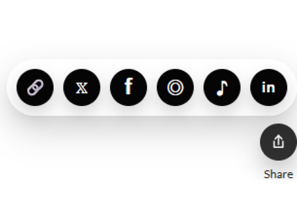 The Share Button at the Bottom of Our Website
