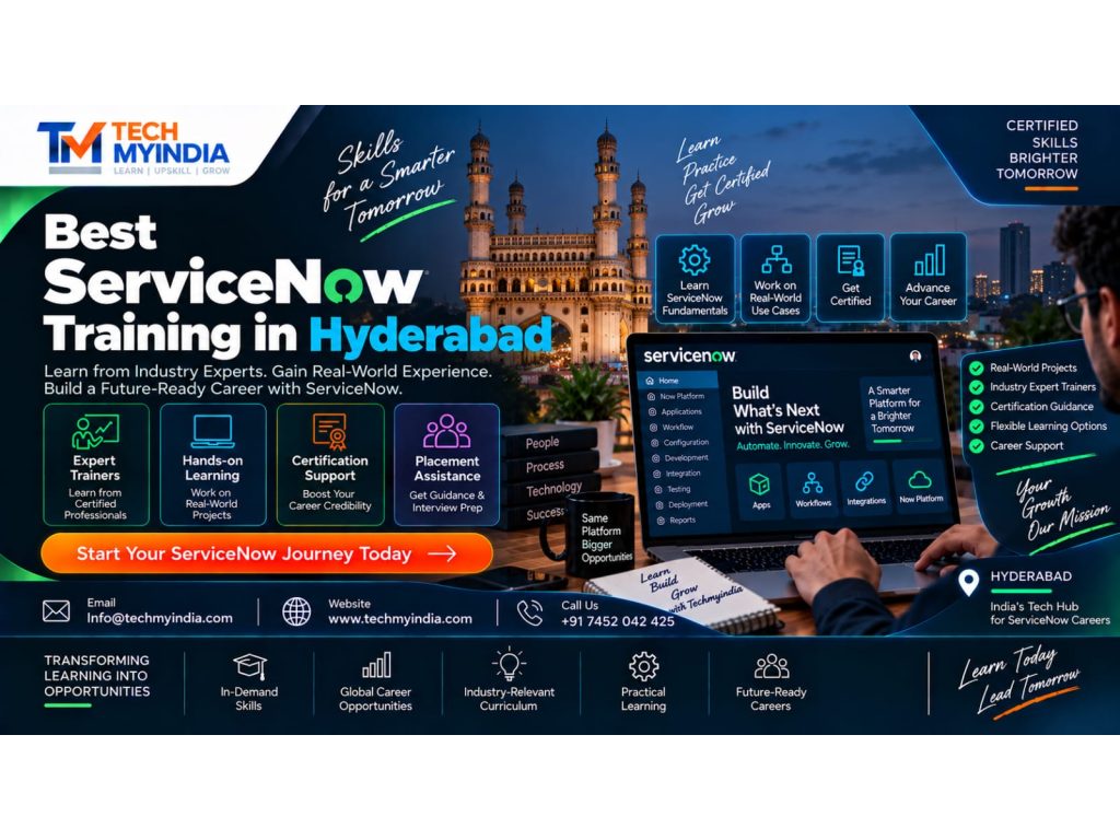 Best ServiceNow ITSM Training in Hyderabad